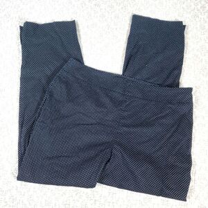 Talbots Black Polka Dot Heritage Slim Pants Size 14